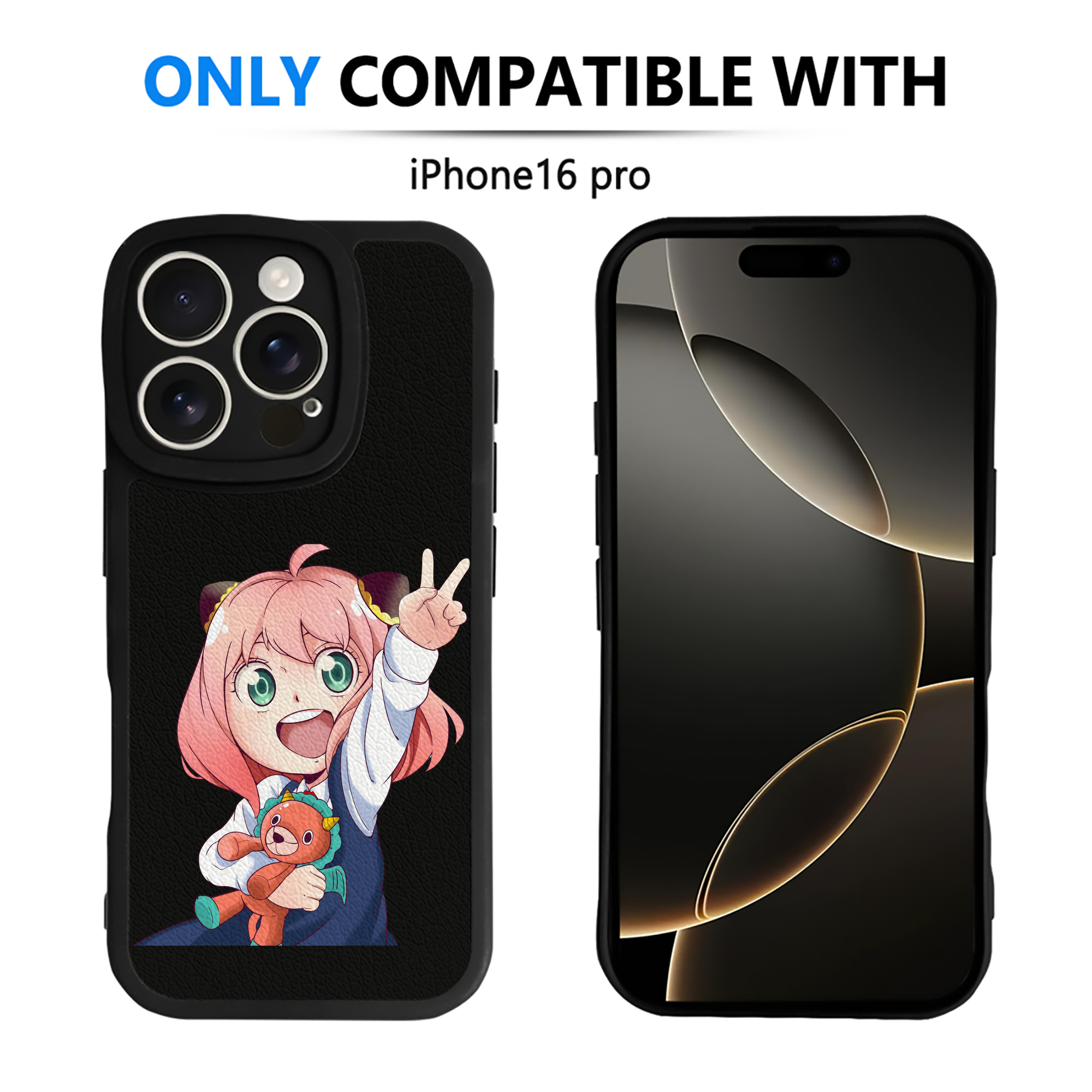 （画像用） SPY×FAMILY间谍家家酒 【iPhone 16シリーズ対応】シリコンスマホケース（レザー調） 材質：シリコン